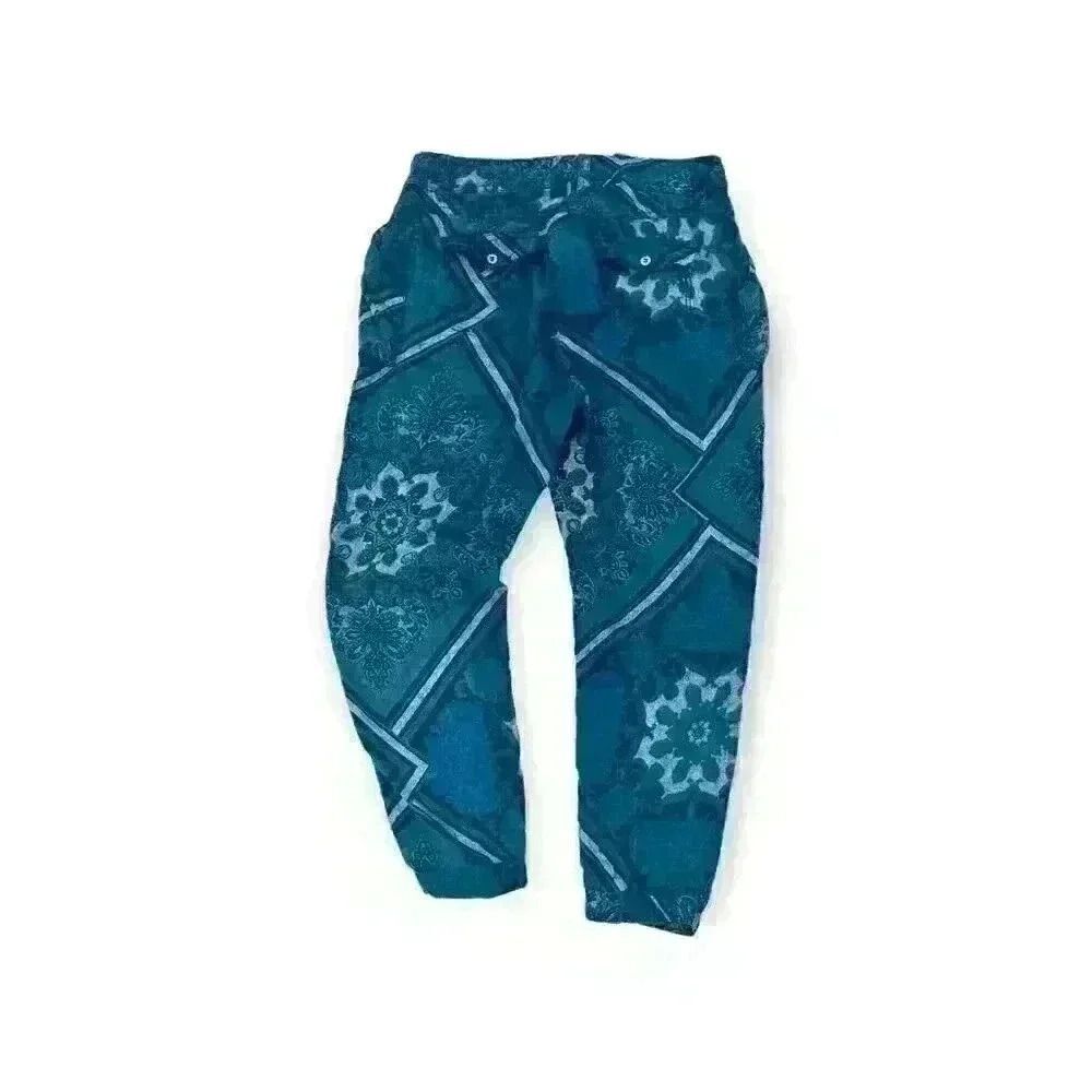 Promod Dress Pants, Blue White Flower, Size: 8 - Picture 8 of 10